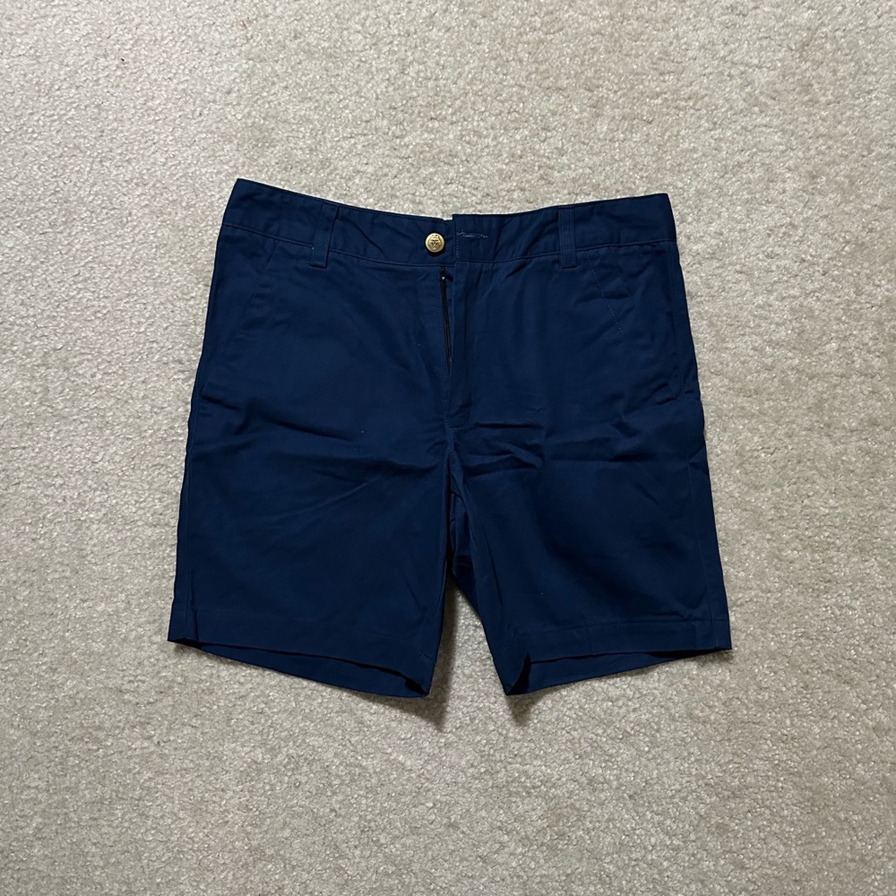 Vintage Navy Blue Minimal Shorts